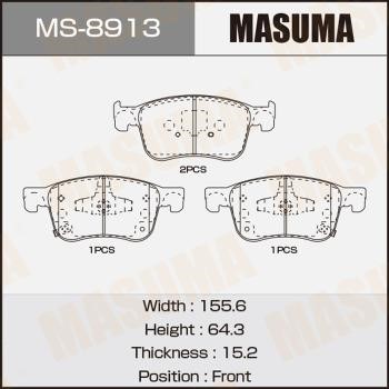Masuma MS-8913 Brake shoe set MS8913
