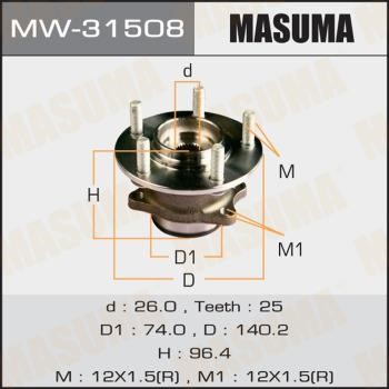 Masuma MW-31508 Wheel bearing kit MW31508