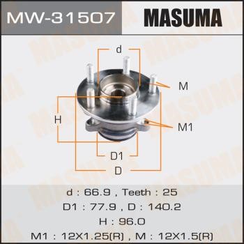 Masuma MW-31507 Wheel bearing kit MW31507