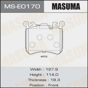 Masuma MS-E0170 Brake shoe set MSE0170