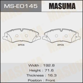 Masuma MS-E0145 Brake shoe set MSE0145