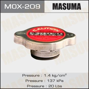Masuma MOX-209 Cap, coolant tank MOX209