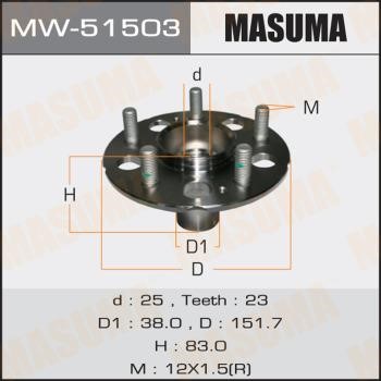 Masuma MW-51503 Wheel Bearing Kit MW51503