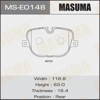 Masuma MS-E0148 Brake shoe set MSE0148