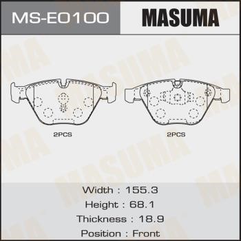 Masuma MS-E0100 Brake shoe set MSE0100