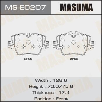Masuma MS-E0207 Brake shoe set MSE0207
