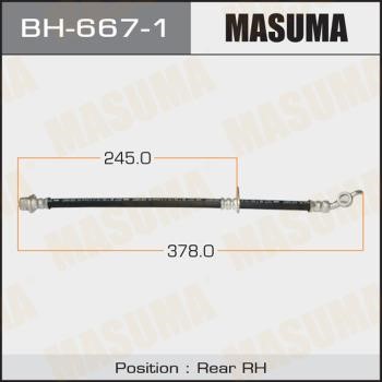 Masuma BH-667-1 Brake Hose BH6671