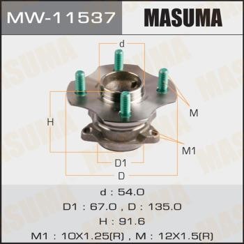 Masuma MW-11537 Wheel bearing kit MW11537