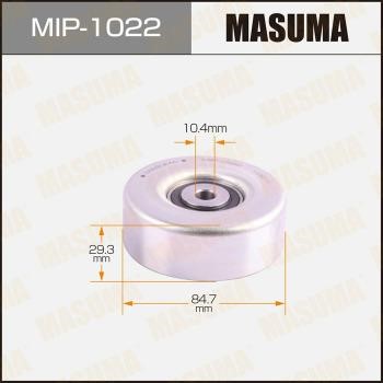 Masuma MIP-1022 Deflection/guide pulley, v-ribbed belt MIP1022