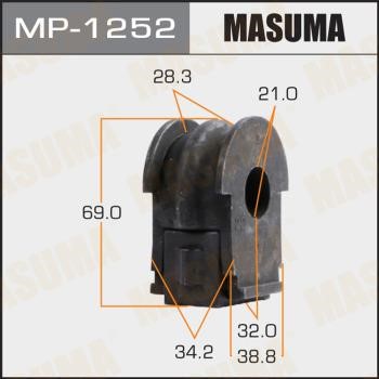 Masuma MP-1252 Bearing Bush, stabiliser MP1252