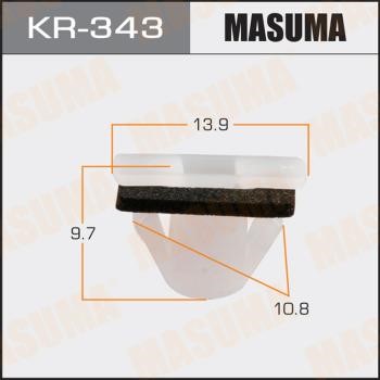 Masuma KR-343 Clip, trim/protective strip KR343
