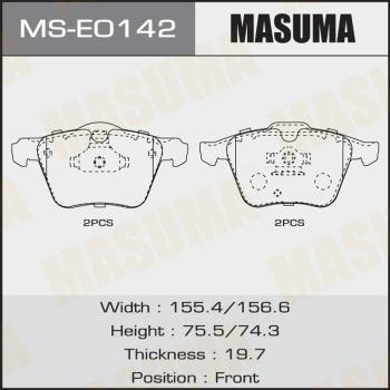 Masuma MS-E0142 Brake shoe set MSE0142