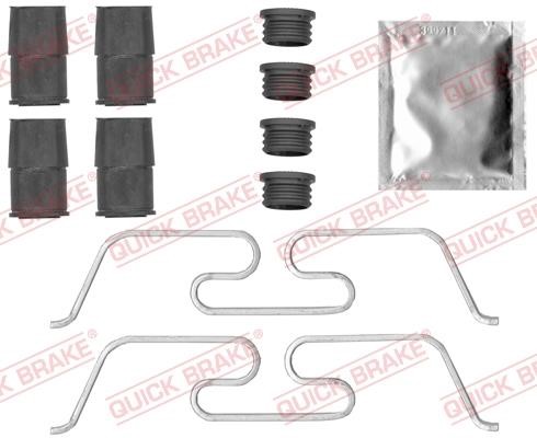 Quick brake 109-0050 Mounting kit brake pads 1090050