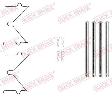 Quick brake 109-0040 Mounting kit brake pads 1090040