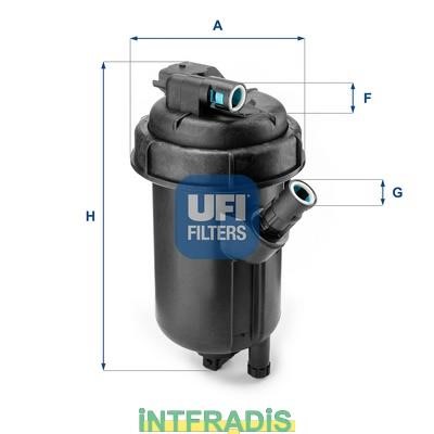 Intfradis 101065 Housing, fuel filter 101065