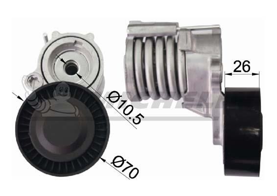 Michelin Engine Parts SMAMP02407 Belt tightener SMAMP02407