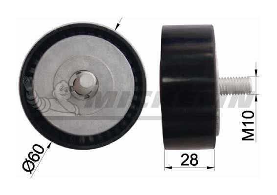 Michelin Engine Parts SMAMP02397 Bypass roller SMAMP02397