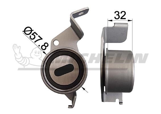 Michelin Engine Parts SMAMP13320 Tensioner pulley, timing belt SMAMP13320