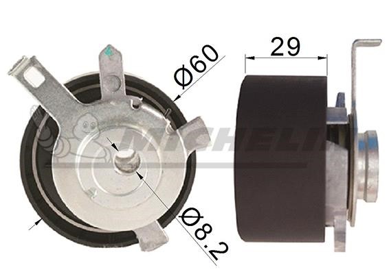 Michelin Engine Parts SMAMP04335 Tensioner pulley, timing belt SMAMP04335