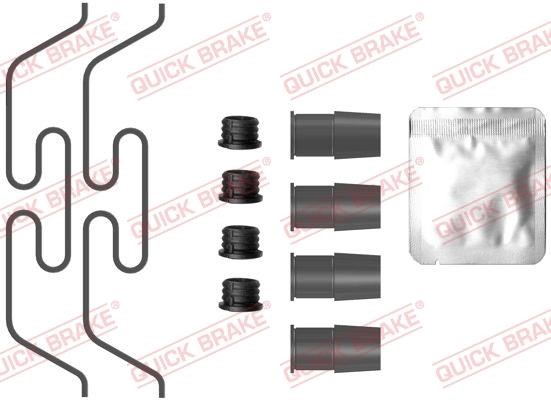 Quick brake 109-0086 Mounting kit brake pads 1090086