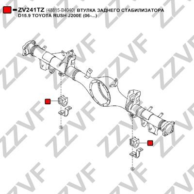 Stabiliser Mounting ZZVF ZV241TZ