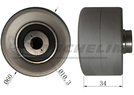 Michelin Engine Parts SMAMP13006 Tensioner pulley, timing belt SMAMP13006