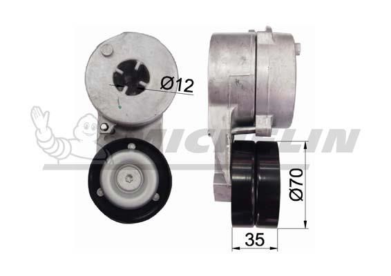Michelin Engine Parts SMAMP01329 Belt tightener SMAMP01329