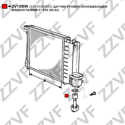 Coolant level sensor ZZVF ZV18BW