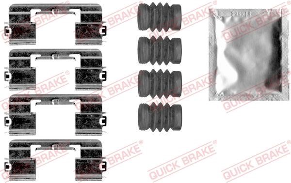 Quick brake 109-1875 Mounting kit brake pads 1091875