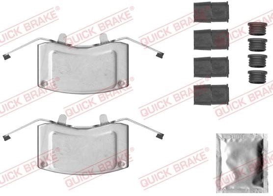 Quick brake 109-0051 Mounting kit brake pads 1090051