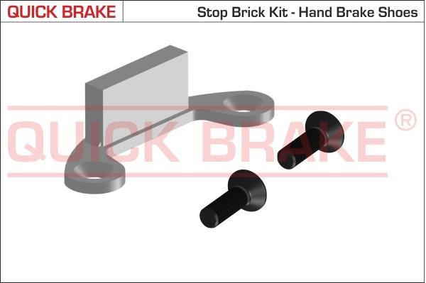 Quick brake 105-0481 Mounting kit brake pads 1050481