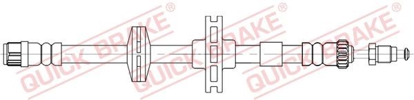 Flexible brake pipe Renault: 32839 Quick brake Brake Hose