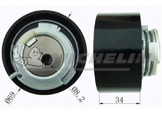 Michelin Engine Parts SMAMP03408 Tensioner pulley, timing belt SMAMP03408