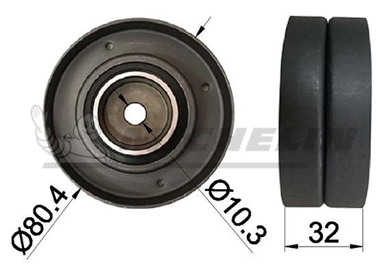Michelin Engine Parts SMAMP13005 Tensioner pulley, timing belt SMAMP13005
