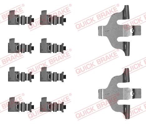 Quick brake 109-0066 Mounting kit brake pads 1090066