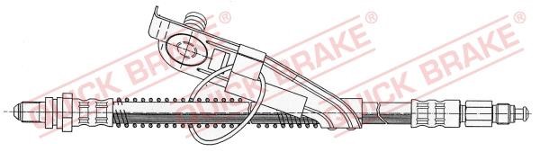 Flexible brake hose Mazda 121: 42916 Quick brake Brake Hose