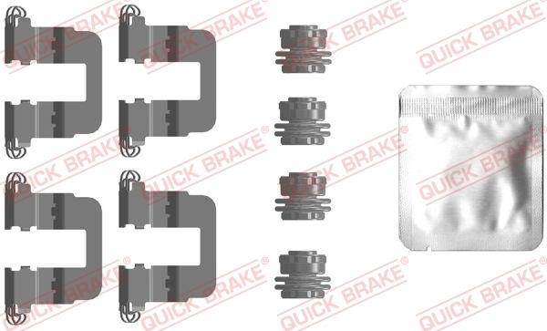 Quick brake 109-0106 Mounting kit brake pads 1090106
