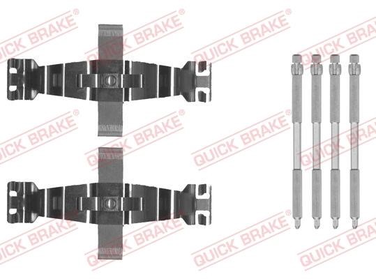 Quick brake 109-0022 Mounting kit brake pads 1090022