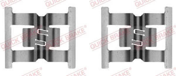 Quick brake 109-0031 Mounting kit brake pads 1090031