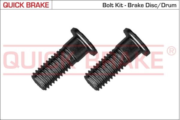 Quick brake 11675K Bolt, brake disc 11675K