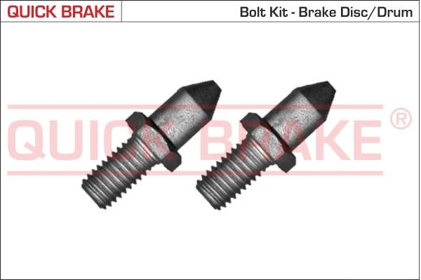 Quick brake 11678K Bolt, brake disc 11678K