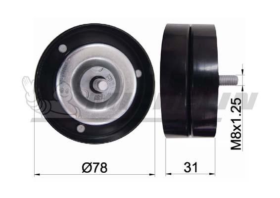 Michelin Engine Parts SMAMP02036 Bypass roller SMAMP02036