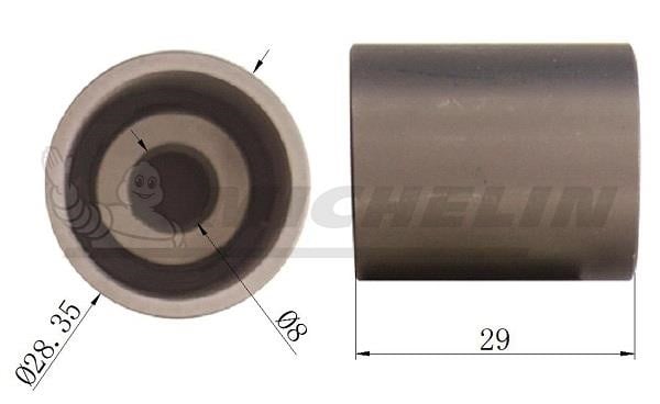 Michelin Engine Parts SMAMP02325 Tensioner pulley, timing belt SMAMP02325