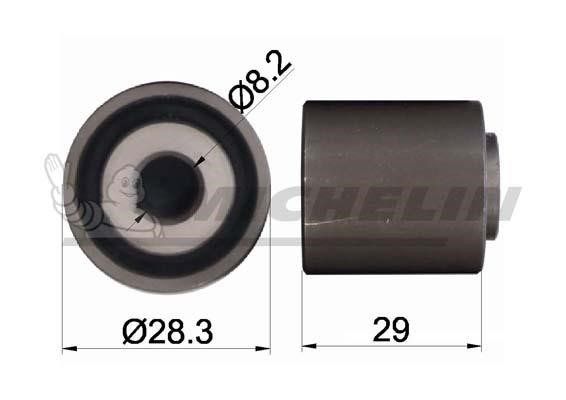 Michelin Engine Parts SMAMP02328 Tensioner pulley, timing belt SMAMP02328