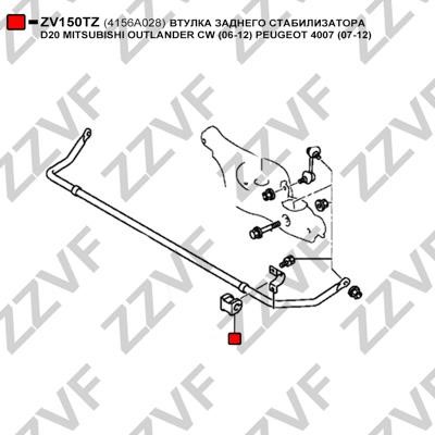Stabiliser Mounting ZZVF ZV150TZ