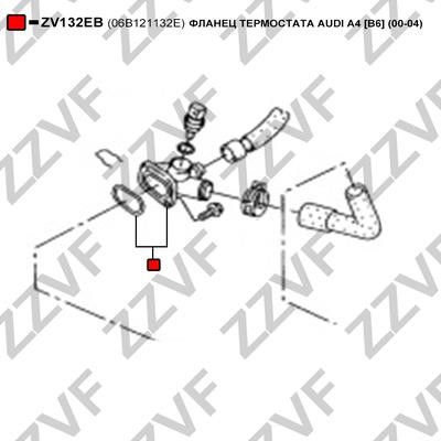 Coolant Flange ZZVF ZV132EB