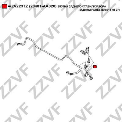 Stabiliser Mounting ZZVF ZV223TZ