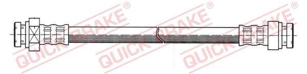 Flexible brake pipe Suzuki Samurai: 22095 Quick brake Brake Hose