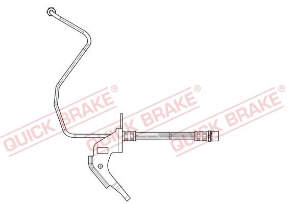 Quick brake 35.913 Brake Hose 35913