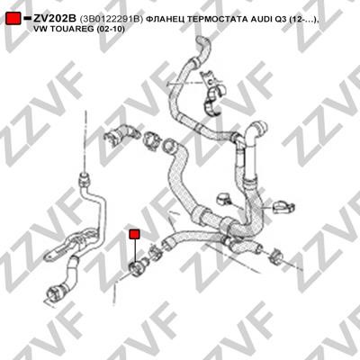 Coolant Flange ZZVF ZV202B